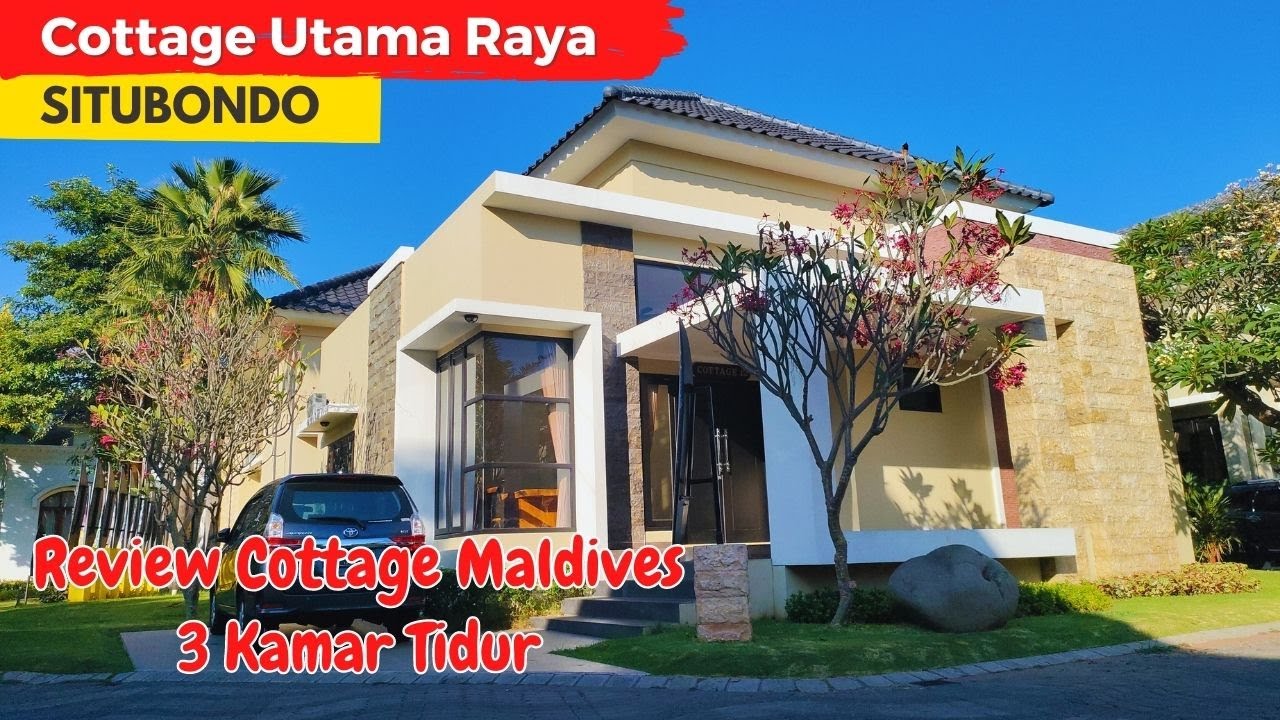 COTTAGE UTAMA RAYA Situbondo // Review Lengkap Cottage Maldives 3 Kamar