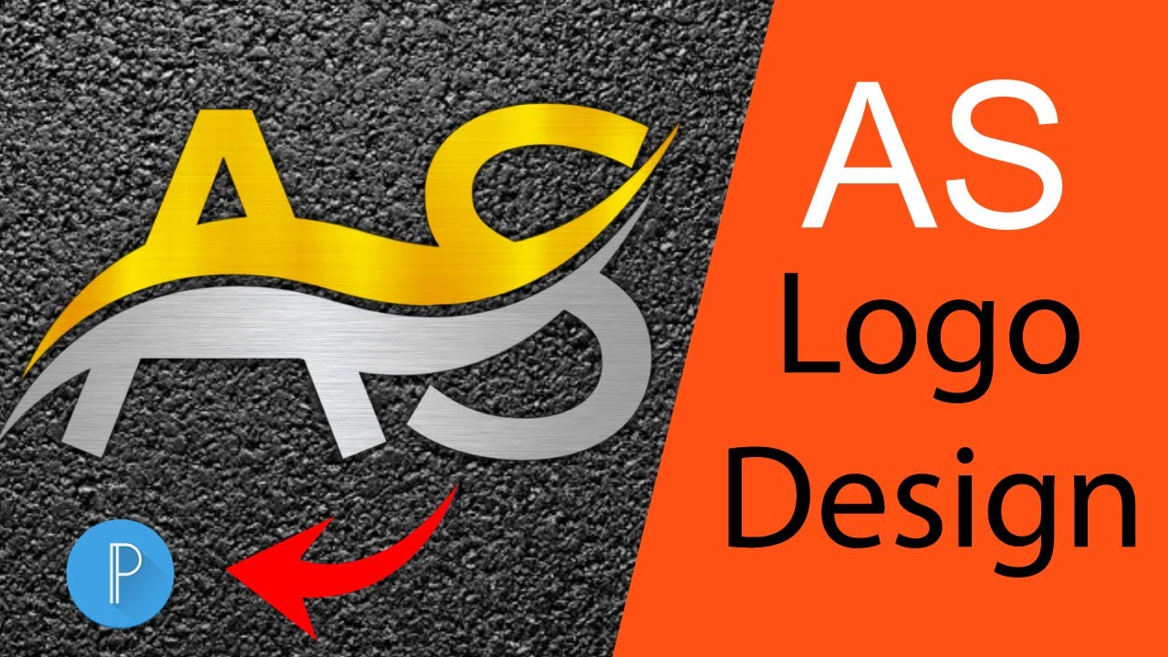AS Logo Design pixellab tutorial 2022🔥[ASRAFUL ART]