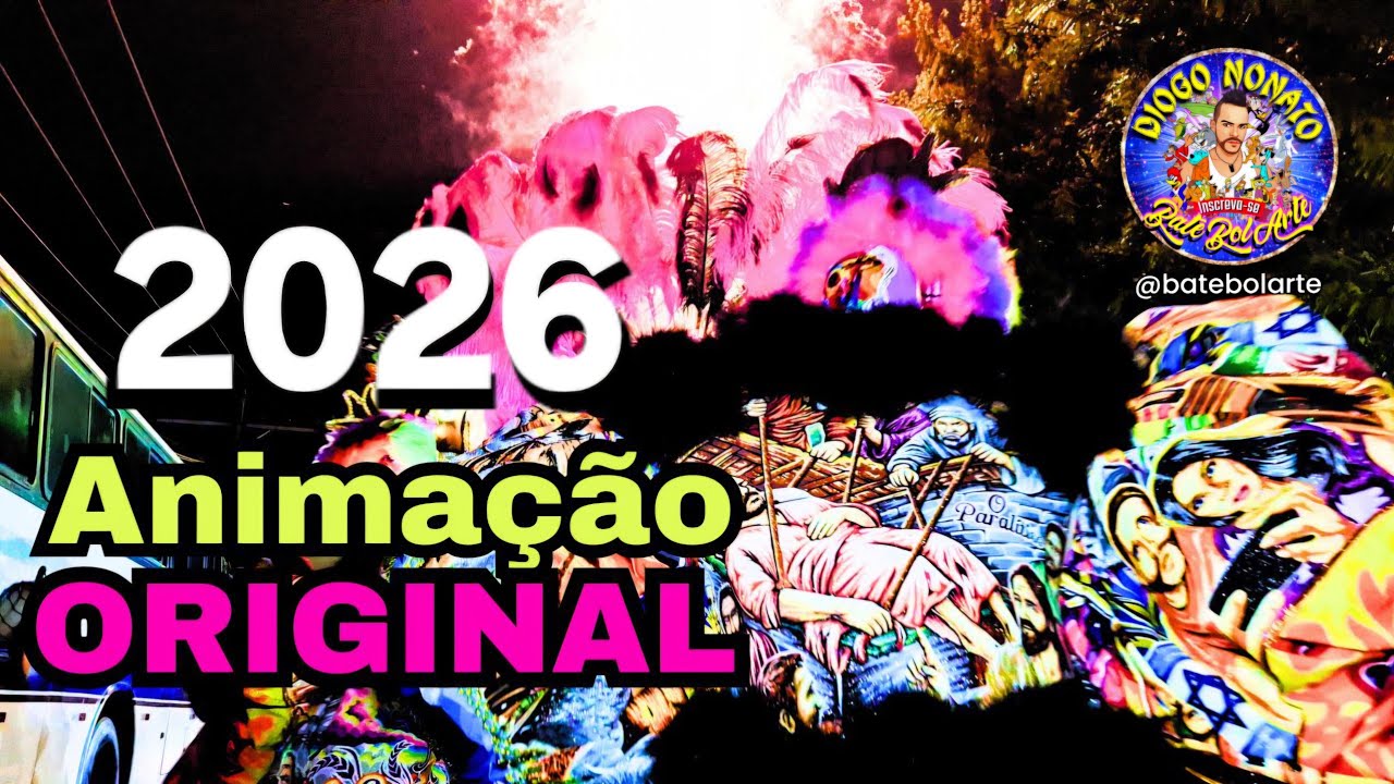 TURMA ANIMAÇÃO ORIGINAL 2026 (Saída em 5 Min) #batebolarte 