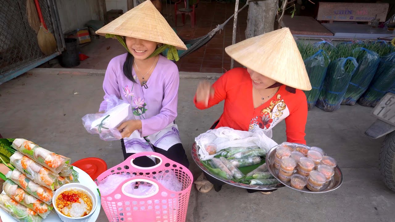 GỎI CUỐN TÔM THỊT Tươi Ngon Đây, Bà Con Nhìn Thấy là Thèm Liền