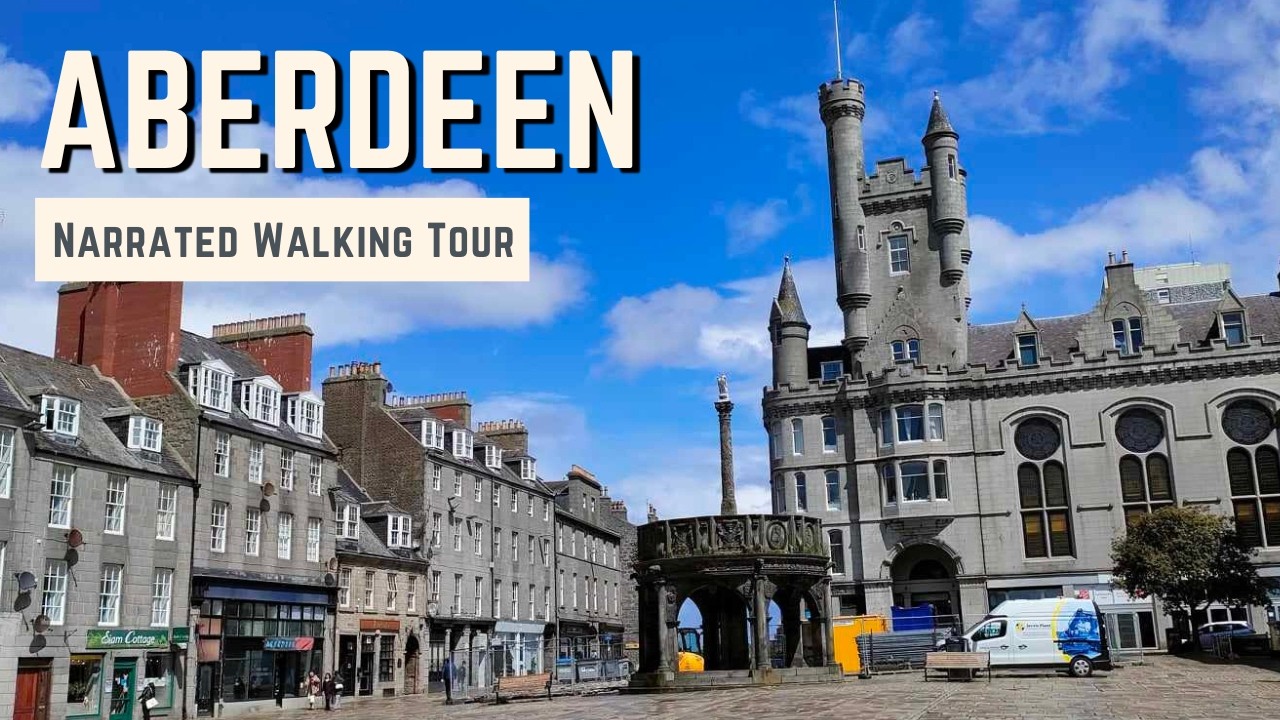 ABERDEEN | 4K Narrated Walking Tour | Let's Walk 2024