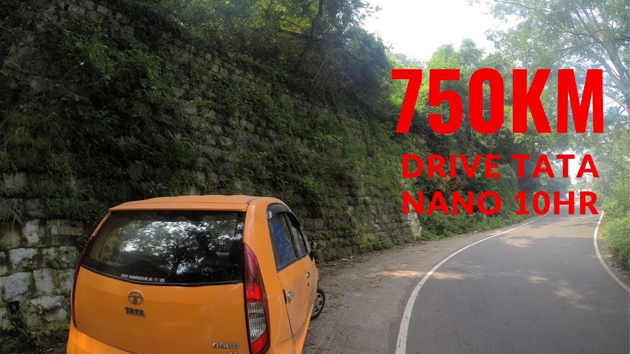 TATA NANO 750KM LONG DRIVE  15HR CHENNAI TO KOLIHILLS