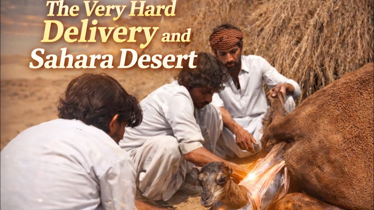 Hard-to-Believe Camel Birth in the Desert &ndash; Must See!