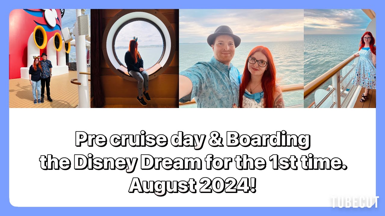 Disney Cruise Pre Travel & Travel Day︱4 Nights On The Disney Dream From The UK To Spain︱August 2024.