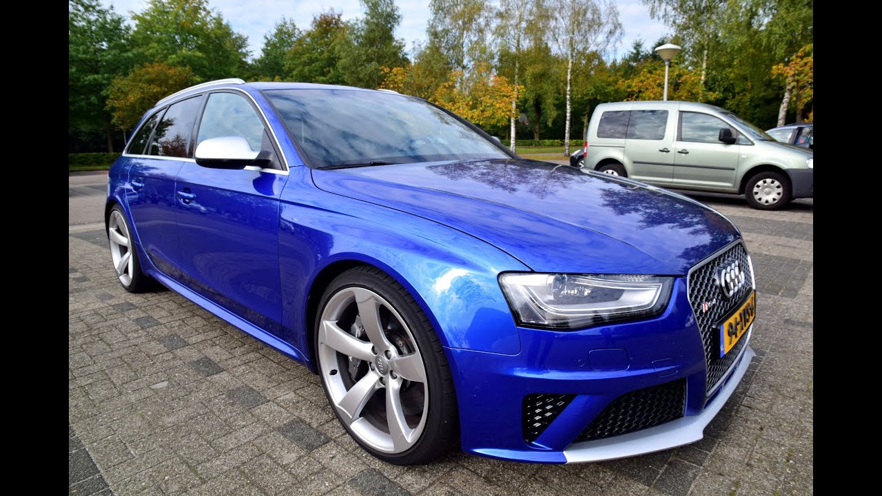 Test Drive: Audi RS4 Avant B8 (4.2L V8 450BHP) [Revving, accelerating]