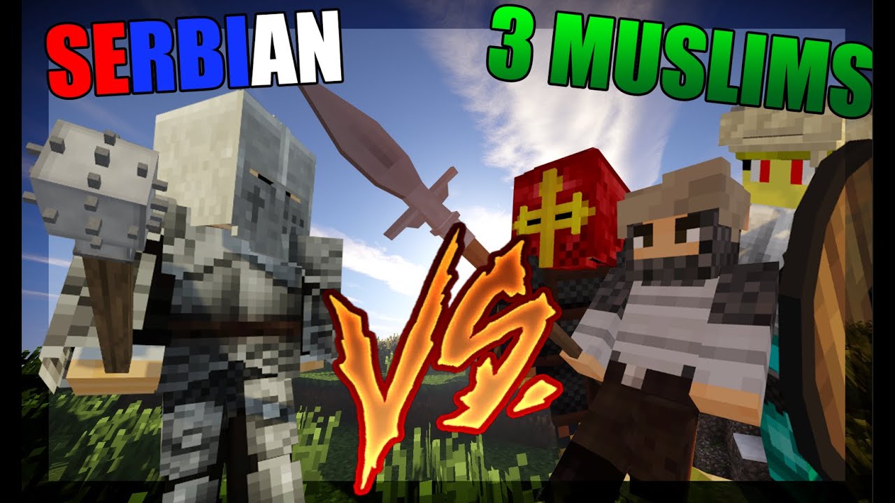 1 Serbia weakest soldier vs 3 muslim strongest. (MVNDICRAFT)