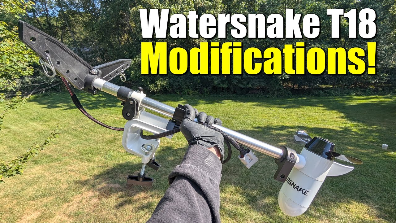Modifying a Watersnake T18 for Steering, Lift and Speed Control - Part 1 of 2 - Lifetime Manta