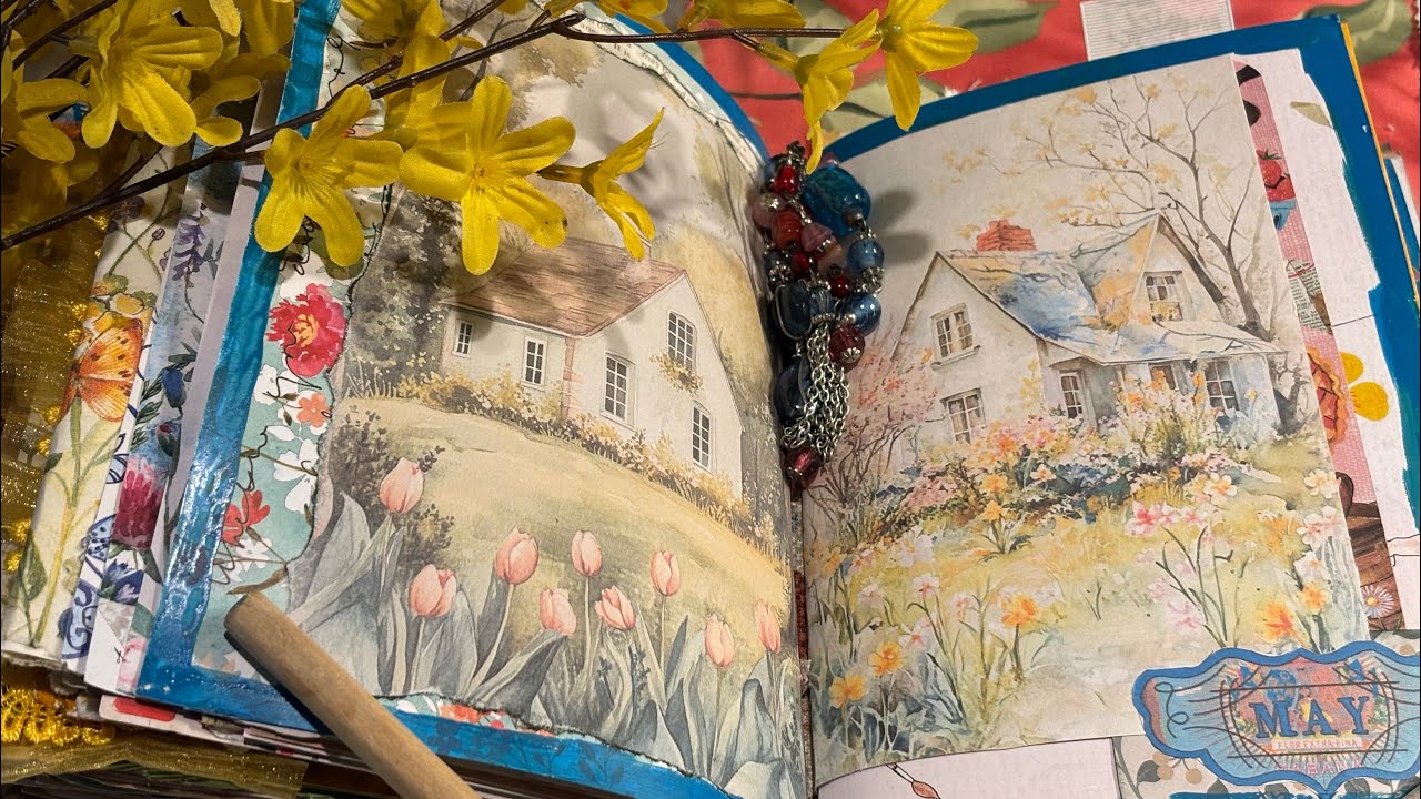 May Day Book pages  … My Spring 2025 Day Book a Flip Through Share