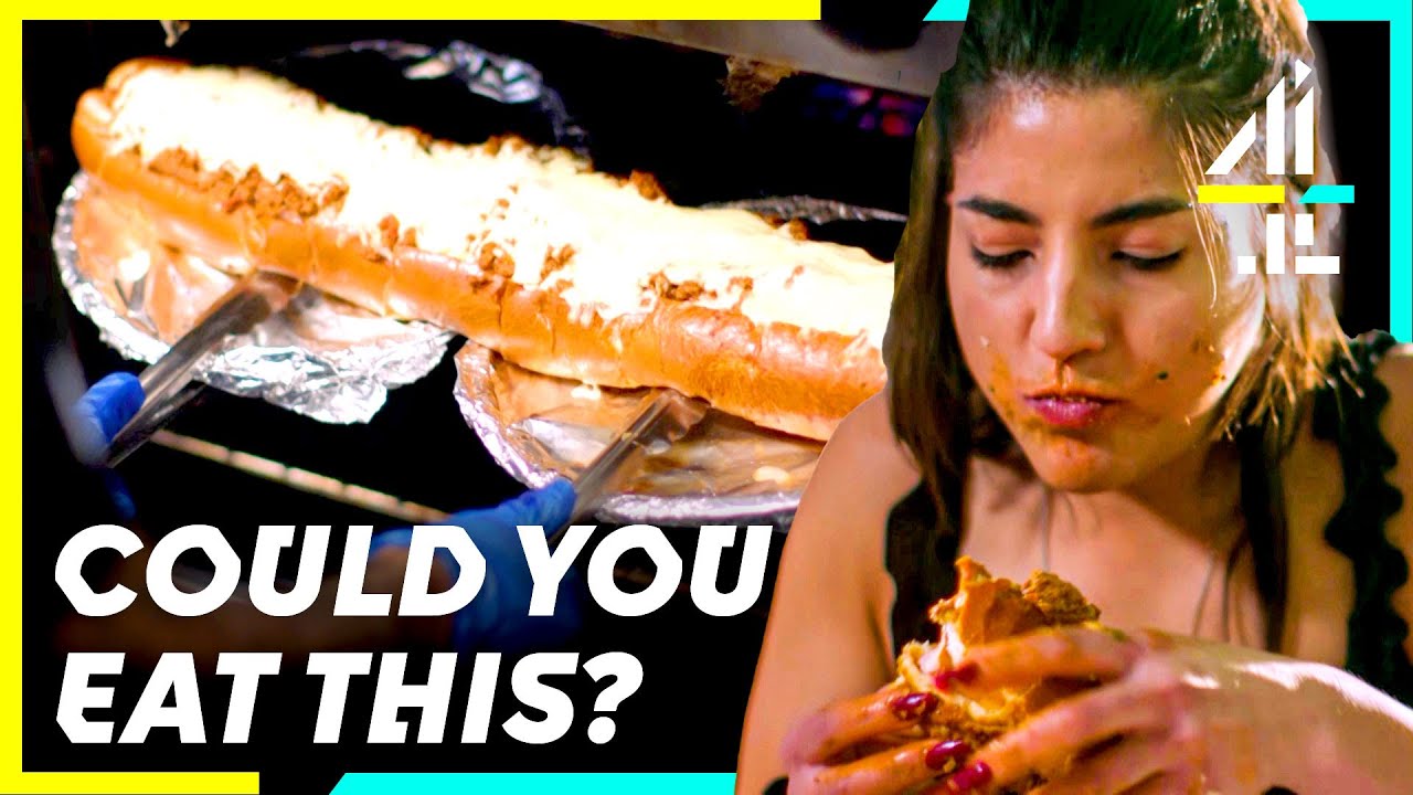 Super Eaters Take On METRE-LONG Hotdog! | Battle Of The Super Eaters | All 4