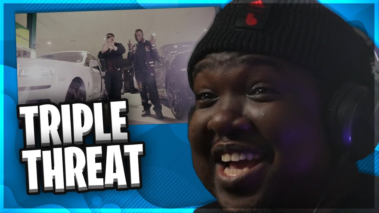CLAVISH X HEADIE ONE X K-TRAP - TRIPLE THREAT (OFFICIAL VIDEO) (REACTION)