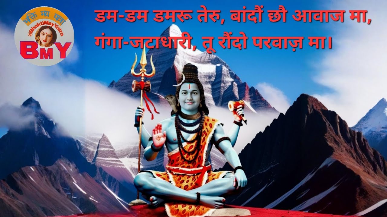 BhaktiMayYatra Dam Dam Damru teru Mahadev song #bhaktimayyatra #mahadev #gadwalibhajan #video #trend