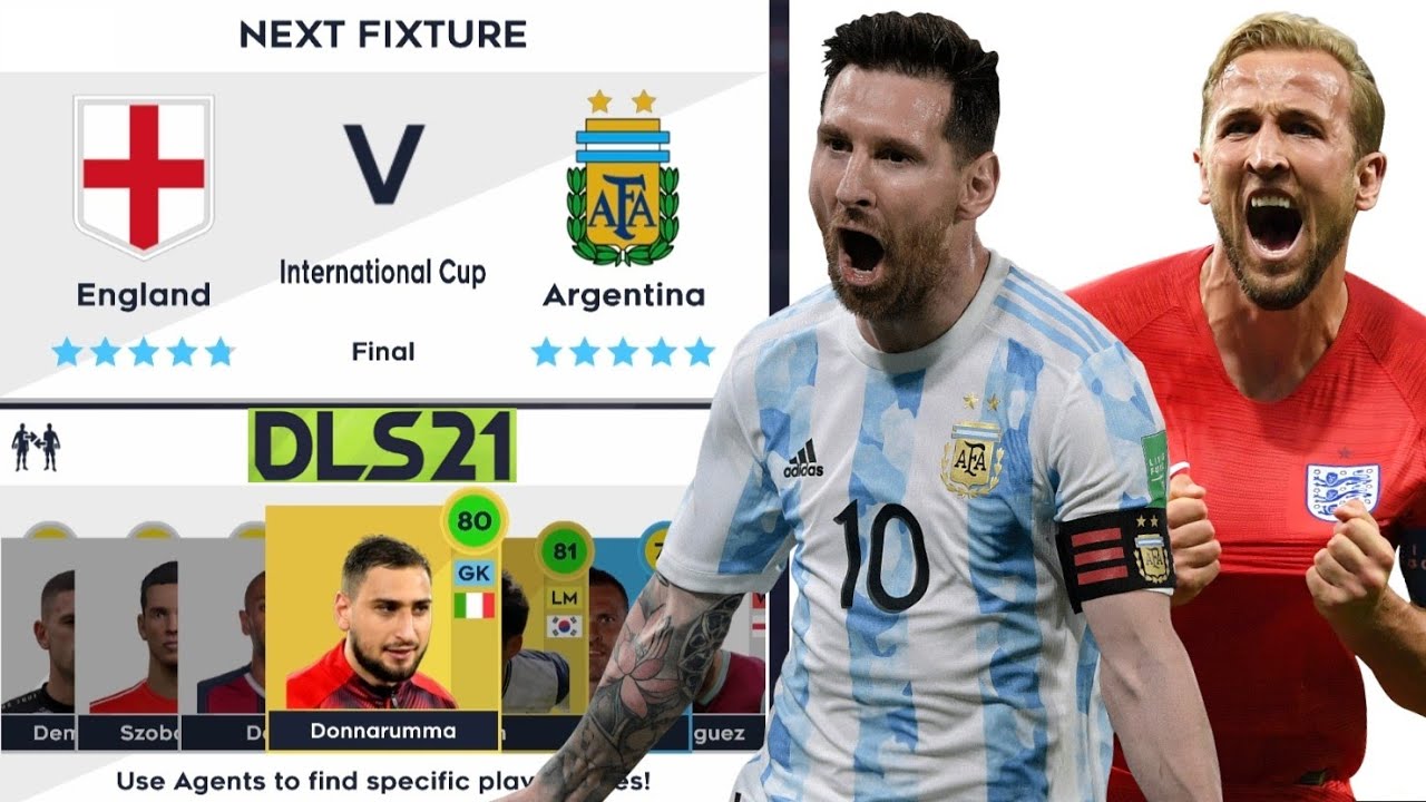 Argentina vs England | International Cup Final | Dream League Soccer 2021 Gameplay
