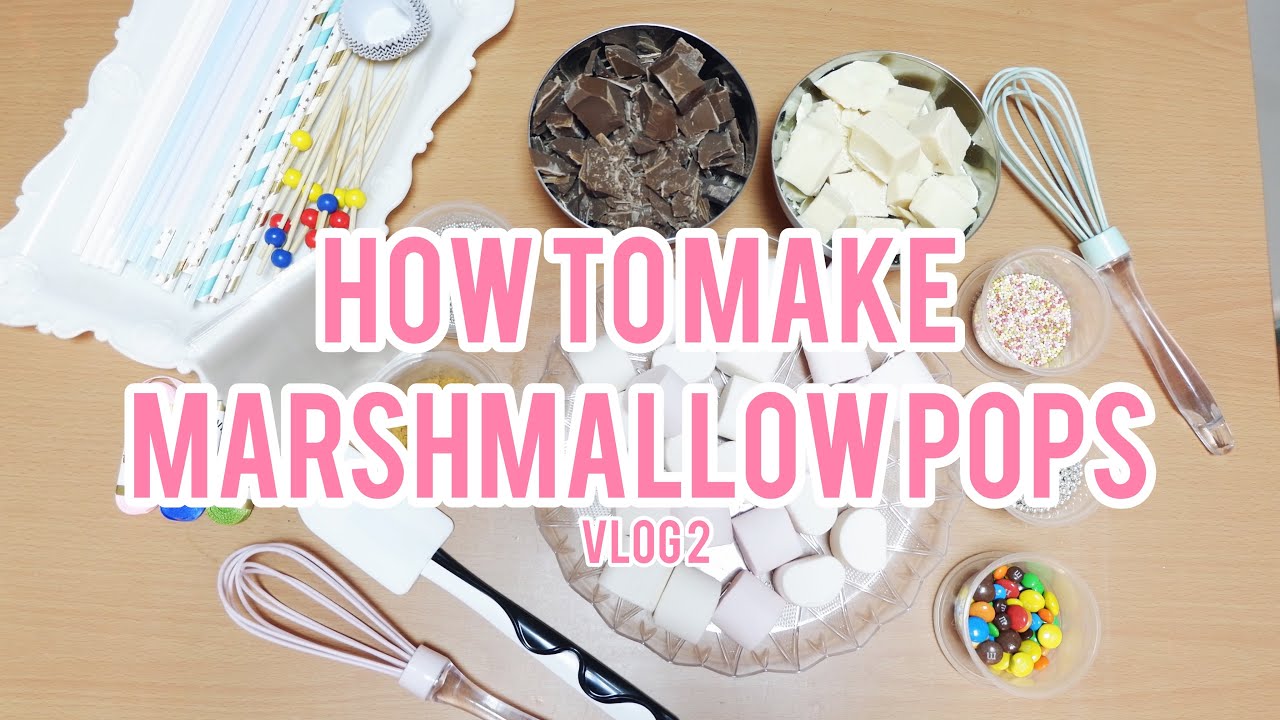 HOW TO MAKE MARSHMALLOW POPS, DIY