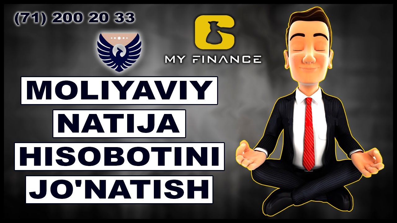 MOLIYAVIY NATIJA HISOBOTINI JO'NATISH #1C_KURS #BUXGALTERIYA