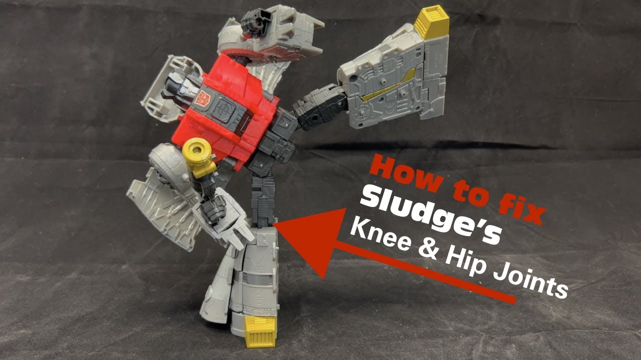 Studio Series Dinobot Sludge Knee & Hip Repair Guide