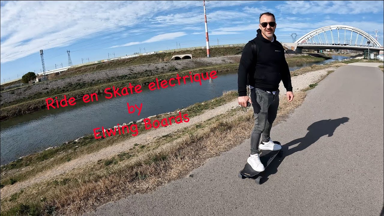Essai du skate électrique Elwing la marque française qui ride électrique!!!