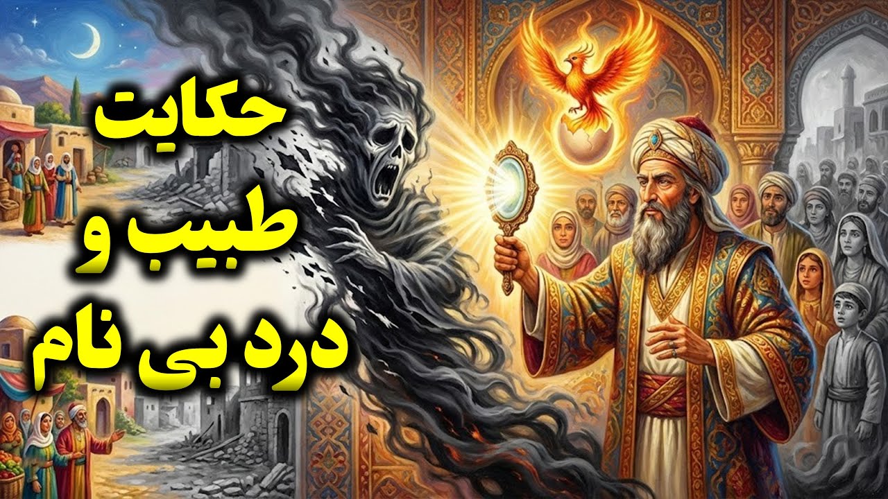 داستان فارسی طبیب و درد بی نام | داستانی جدید به سبک هزار و یک شب مخصوص خواب آرام بزرگسالان
