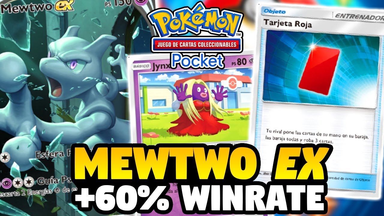 ¡+60% DE WINRATE! ¡EL MEJOR MAZO DE MEWTWO EX EN POKÉMON TCG POCKET!