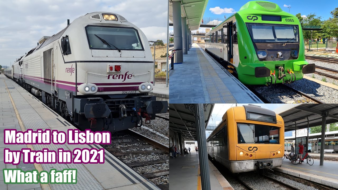 Из Мадрида в Лиссабон на поезде в 2021 году! Вот это да!