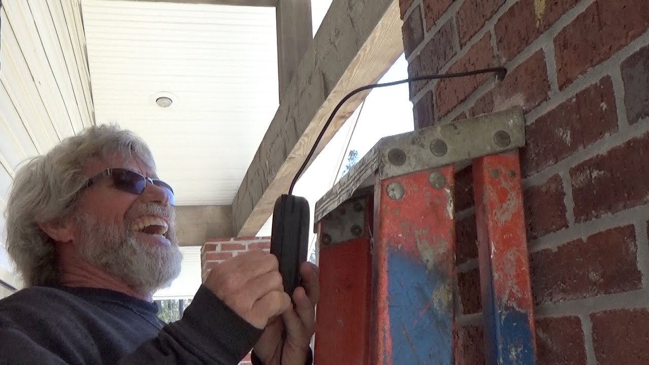 How to easily remove bees alive from a brick column without destroying it