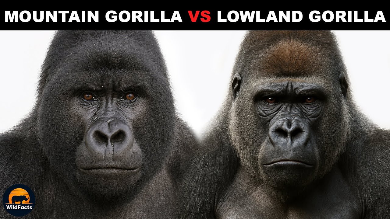 What Is The Difference Between Mountain Gorillas and Lowland Gorillas?