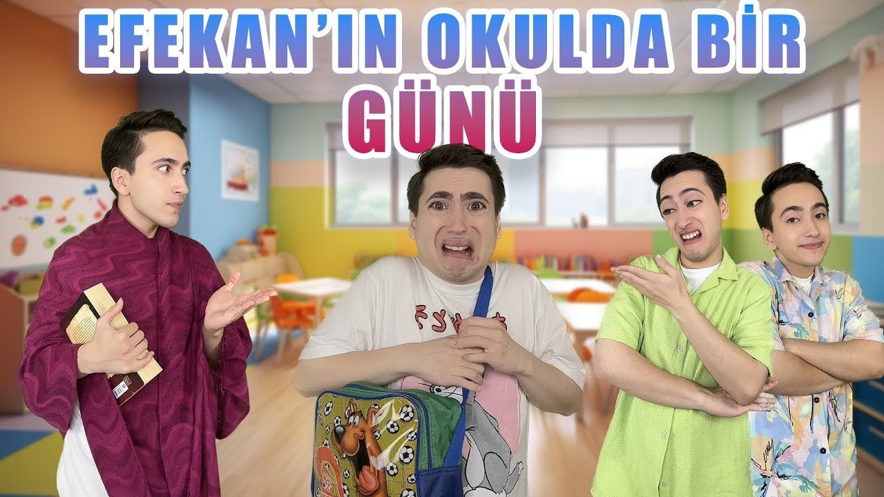Efekan'ın Maceraları 2 B&ouml;l&uuml;m   Efekan'ın Okulda Bir G&uuml;n&uuml; Herkese İyi Seyirler @metekayagil #efekan