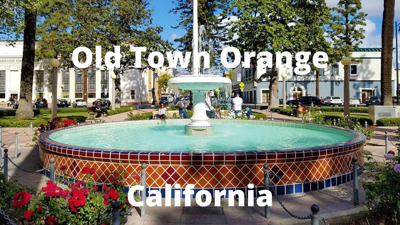 City of Orange, California./ Walk Tour/ Beautiful places to See./Vlog.