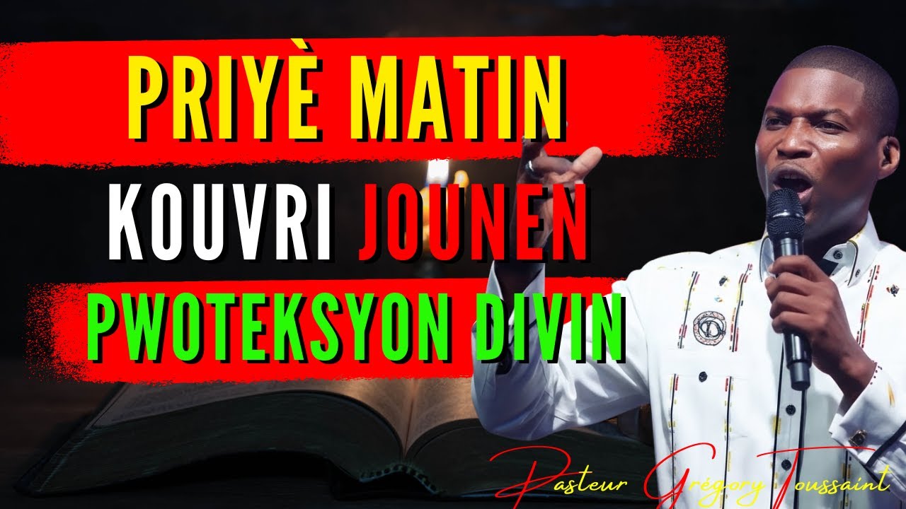 Priyè Matin: Kouvri Jounen w ak San Jezi — Lapè & Pwoteksyon Divin | Priyè Pwisan