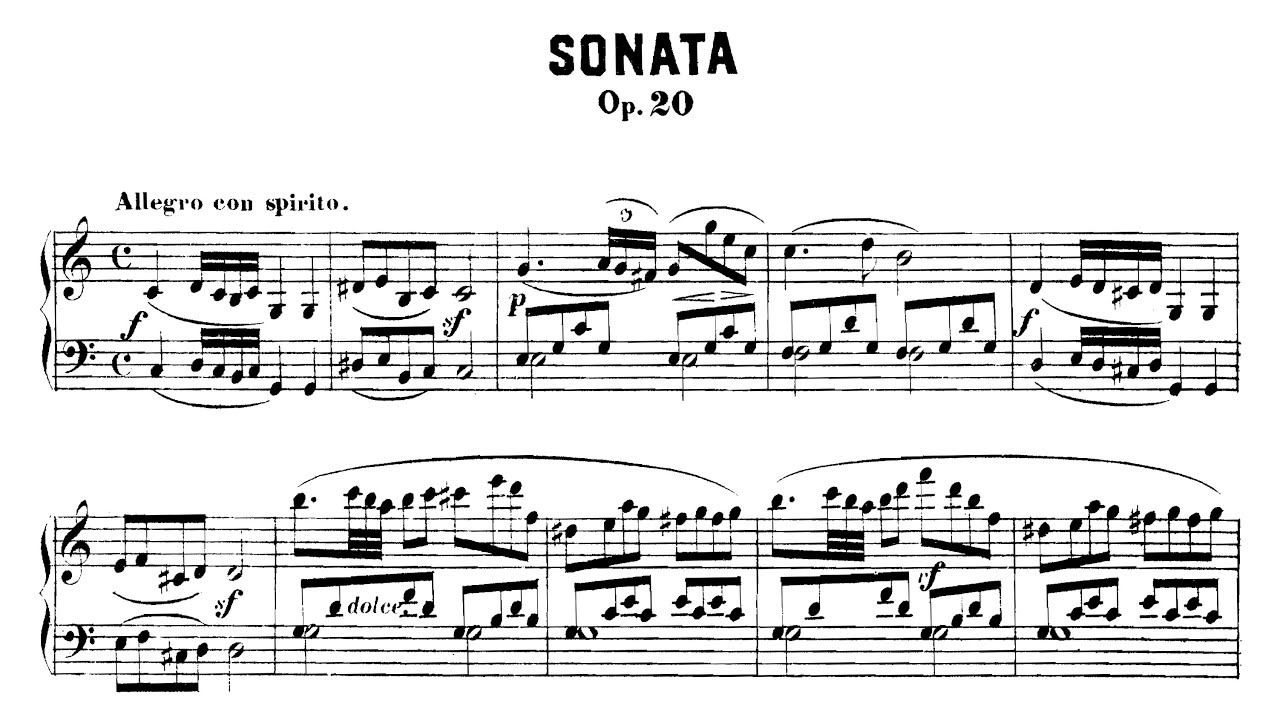 Muzio Clementi - Piano Sonata Op. 20