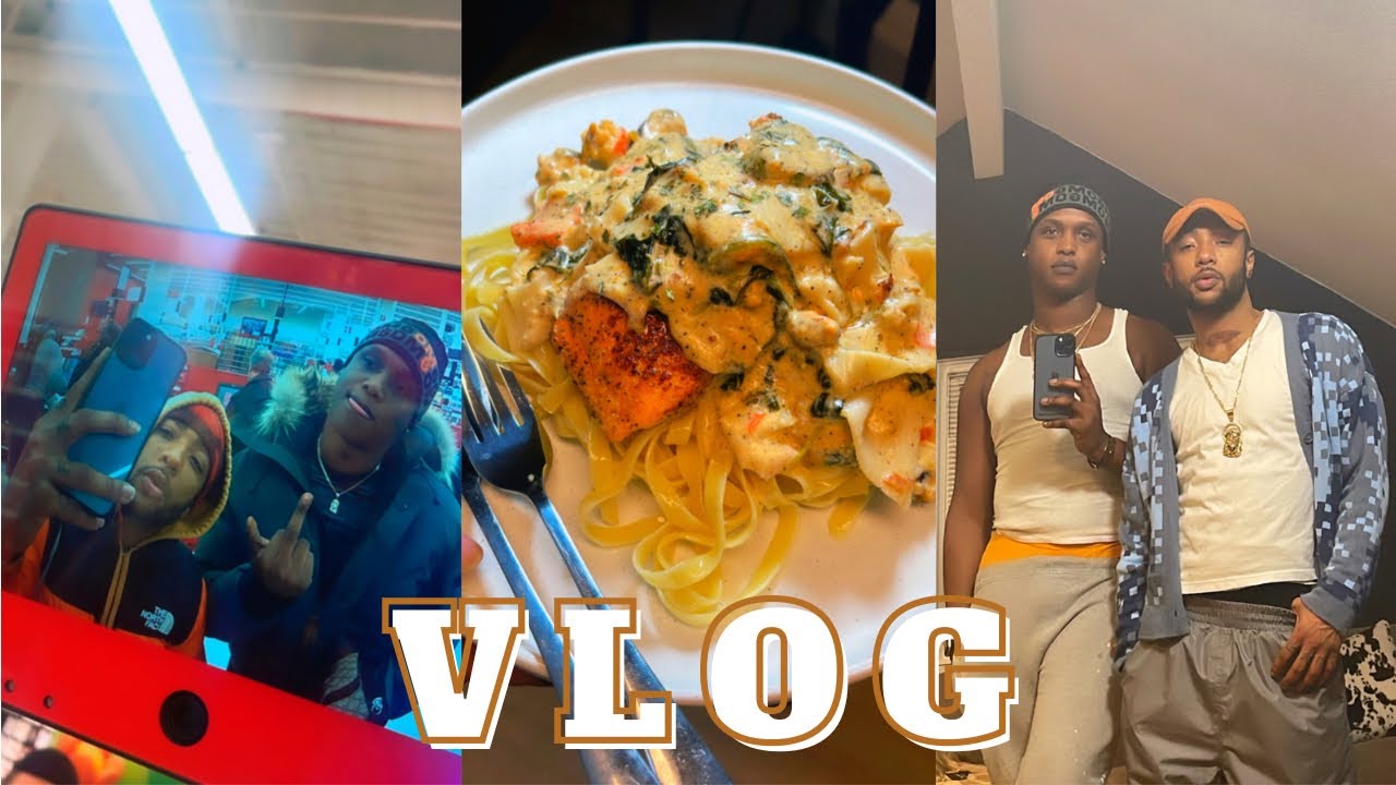 VLOG: IN THE ILLUMINATI? + COOKING SEAFOOD ALFREDO + COUPLES SLEEPOVER + HAULS & UNBOXINGS