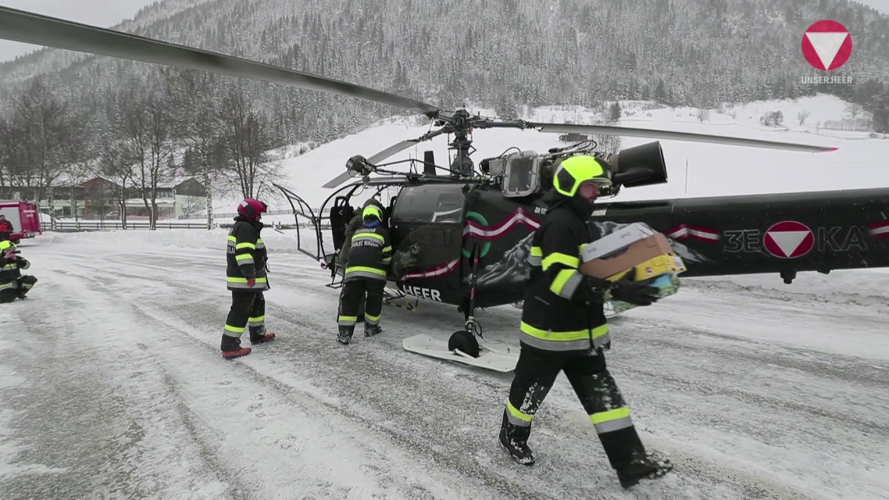 Schneefall19: Das Bundesheer hat geholfen