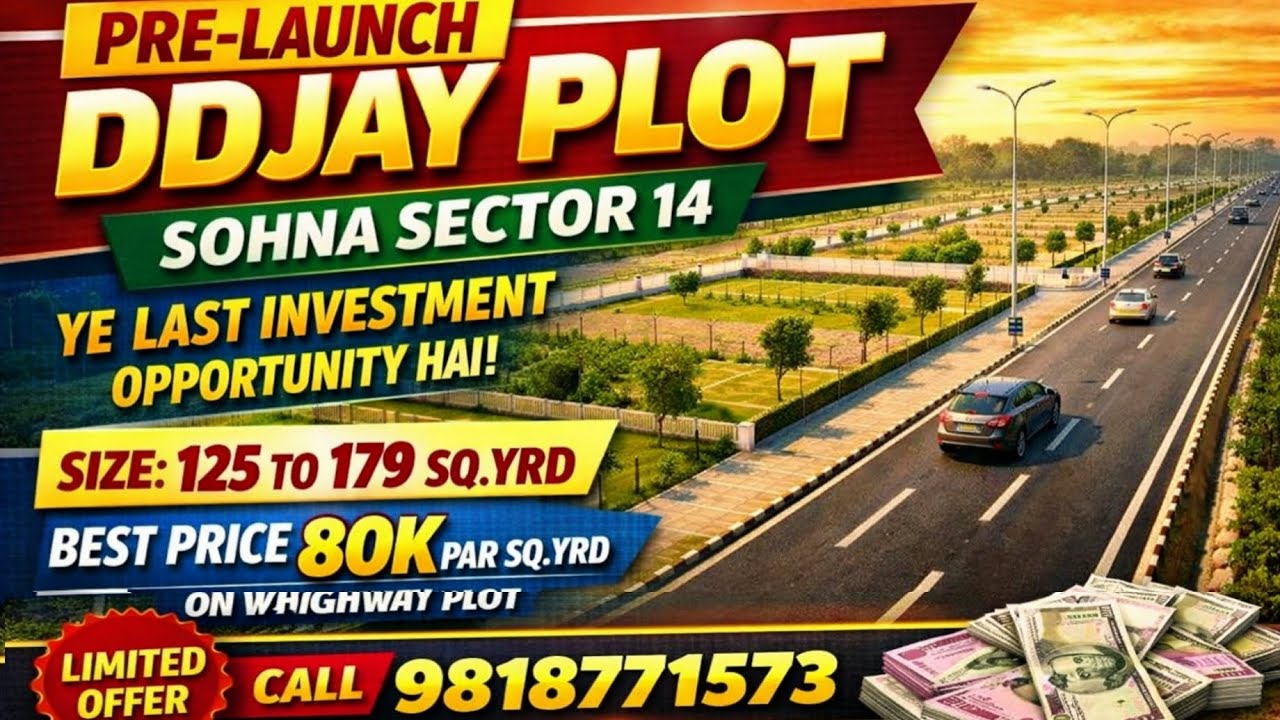 PAREENA PLOT SECTOR 14 SOHNA | DDJAY PLOT | 9818771573 | #plots #ddjay (@Moneytalkofficial1 
