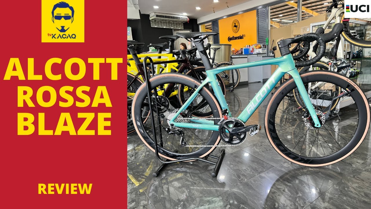 ALCOTT ROSSA BLAZE UCI Shimano 105 2023 | Road Bike Cycling Malaysia Review