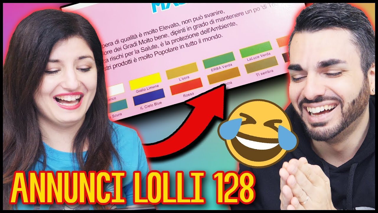 COSA C'È DI STRANO IN QUESTI COLORI? Annunci Lolli 128