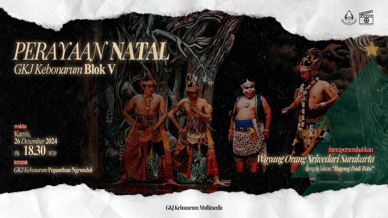 PERAYAAN NATAL BLOK V GKJ KEBONARUM || 26 DESEMBER 2024