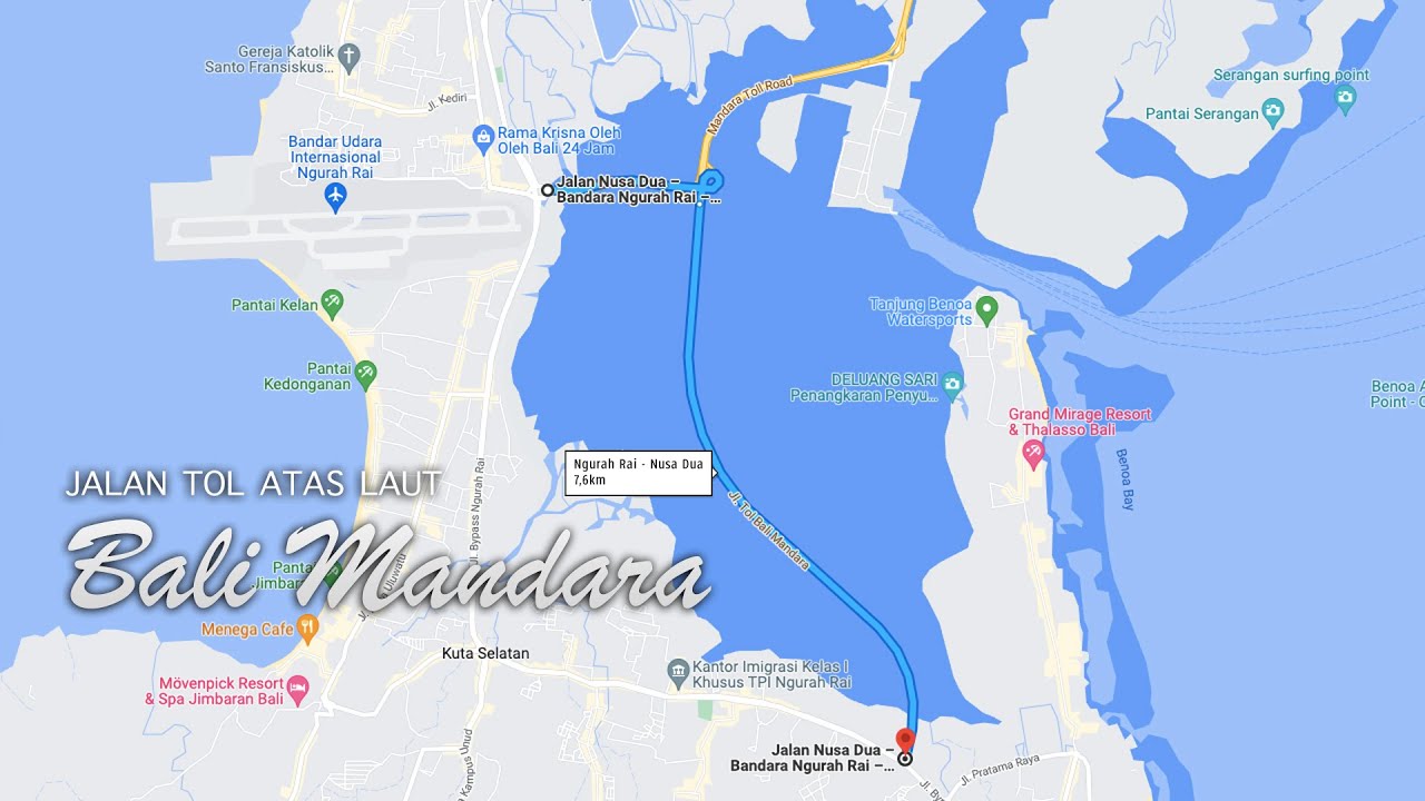 BALI MANDARA | Ngurah Rai Airport to Nusa Dua