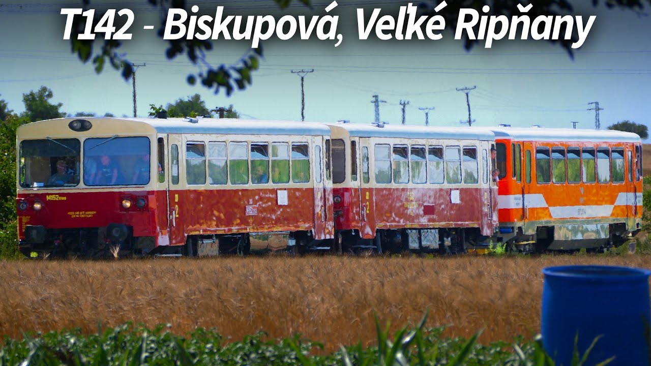 Výletné jazdy do Radošiny | Trať T142, stanica Biskupová a Veľké Ripňany  - 5.7.2025