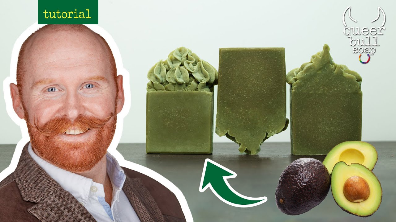 Avocado and green tea soap tutorial