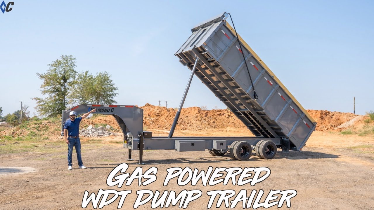 Gas Powered WDT Dump Trailer Walk Around! 💪 | Diamond C