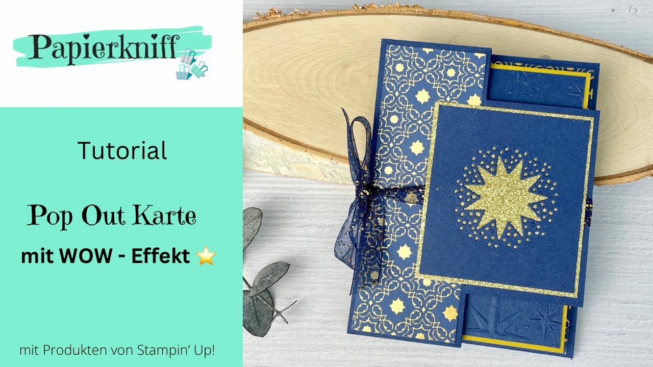 ⭐️ Tutorial ⭐️ Pop Out Karte mit WOW-Effekt