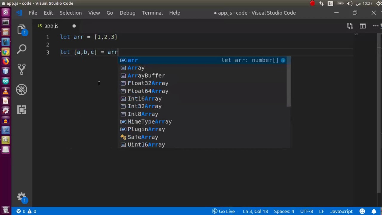 [Arabic] JavaScript ES6 #9- Spread Operator