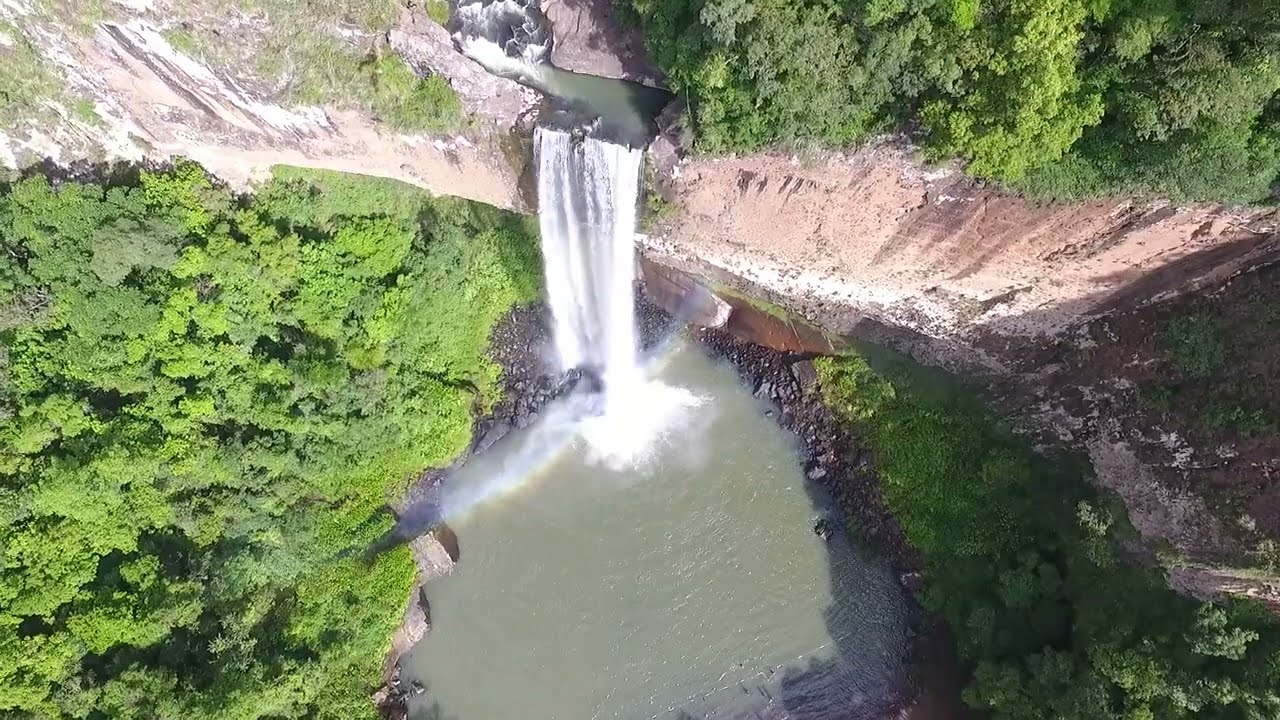 AMOC-DRONES-DJI-RS/025- em Cascata do Chuvisqueiro-Riozinho-Rs