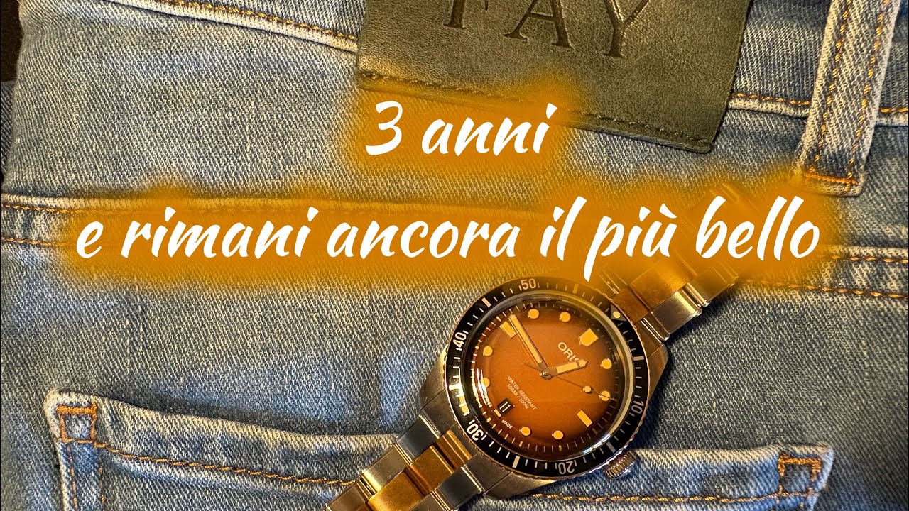 Dopo 3 anni,rimani incedibile🔝Oris diver 65 acciaio/bronzo