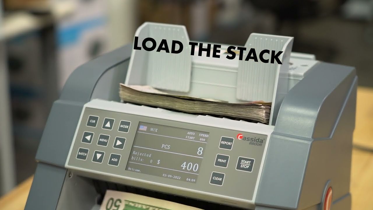 How to Fix Bill Jamming on Cassida 8800R: Quick and Easy Loading Tips  | Cassida Corporation