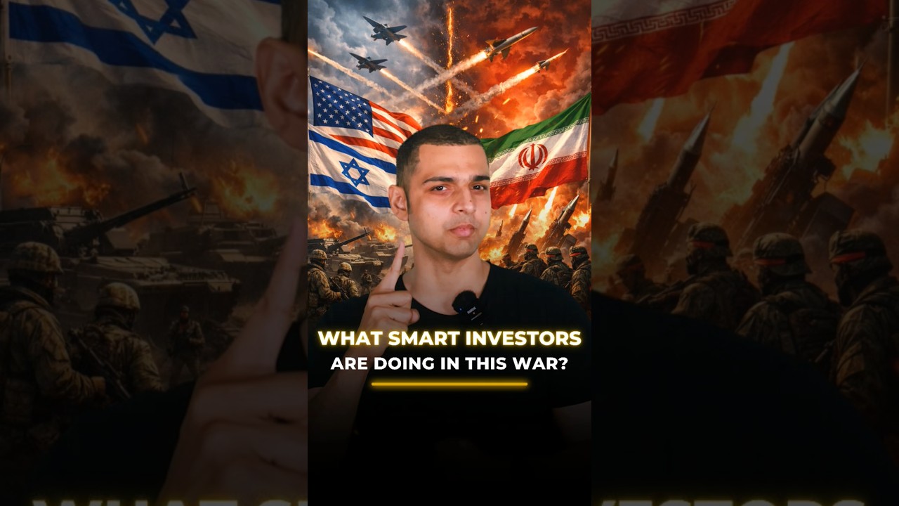 War Impact on Stock Market | How Smart Investors Find Strong Stocks in Market Crash #shorts