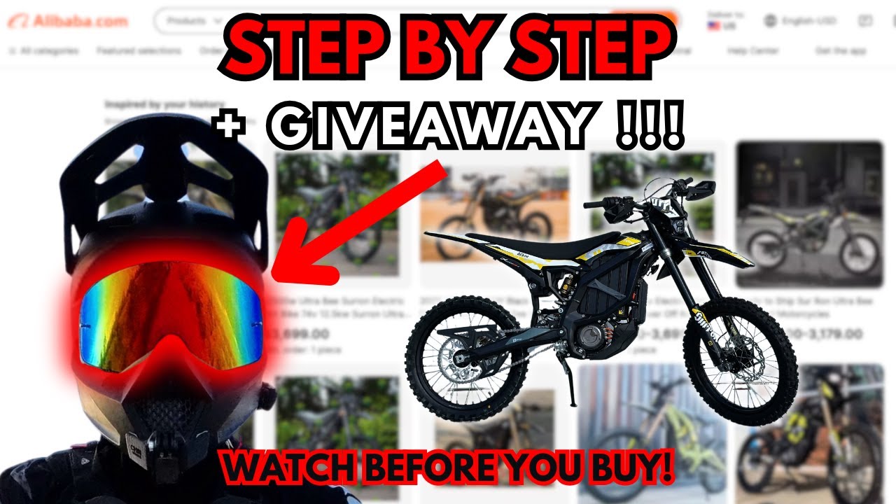 How to Buy a Surron Ultra Bee from Alibaba (STEP BY STEP + GIVEAWAY!)