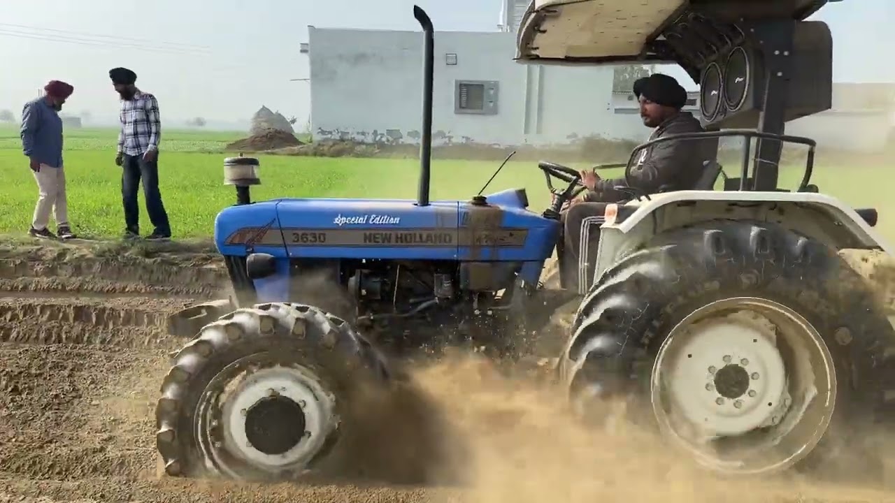3630 modified power up75 hp#newholland3630 #farmequipment #farming #jhondeere 