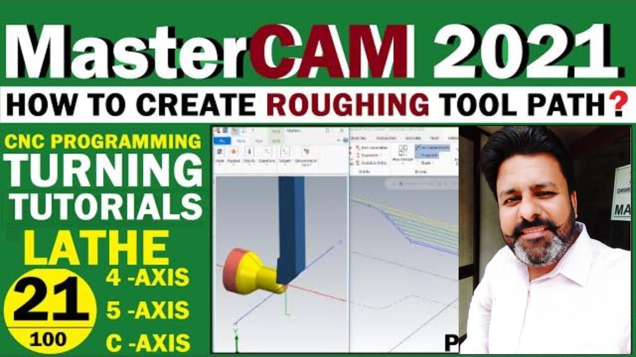 Mastercam 2021 Turning tutorials for beginners |CNC Programming| Lathe