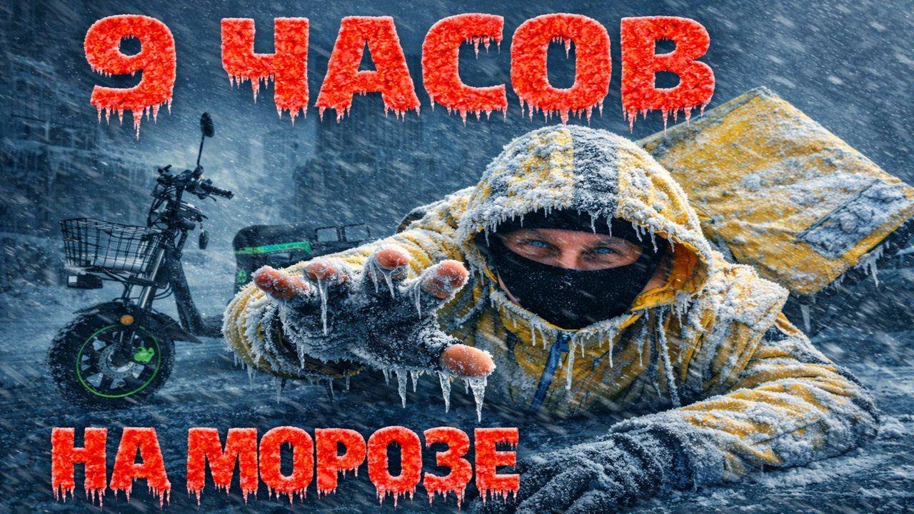 Работа КУРЬЕРА в МОРОЗНЫХ УСЛОВИЯХ ОПЫТ