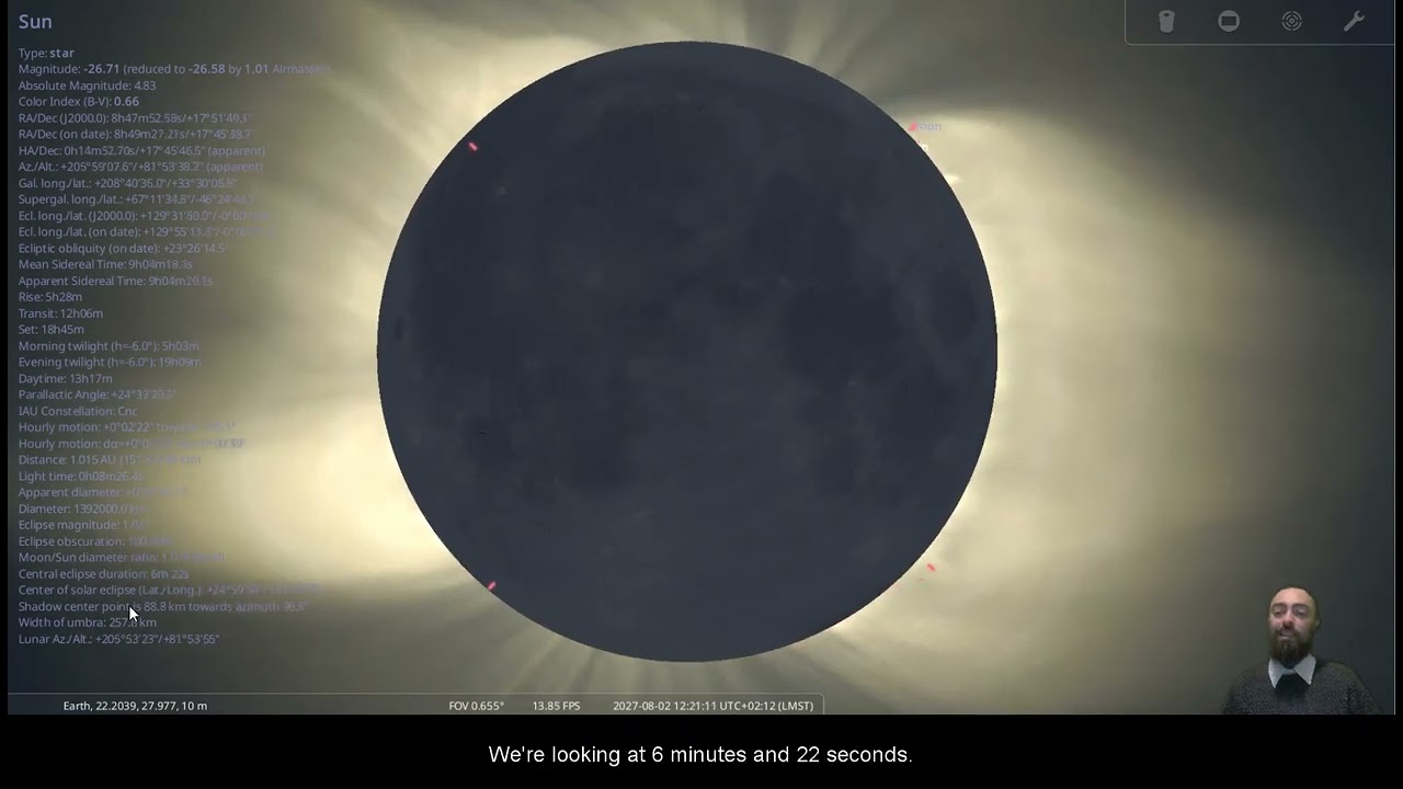 The Eclipse of the Century: August 2027